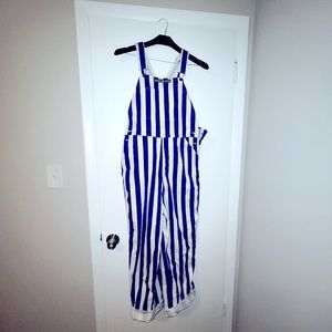 GAME BIBS BLUE AND WHITE- UNISEX